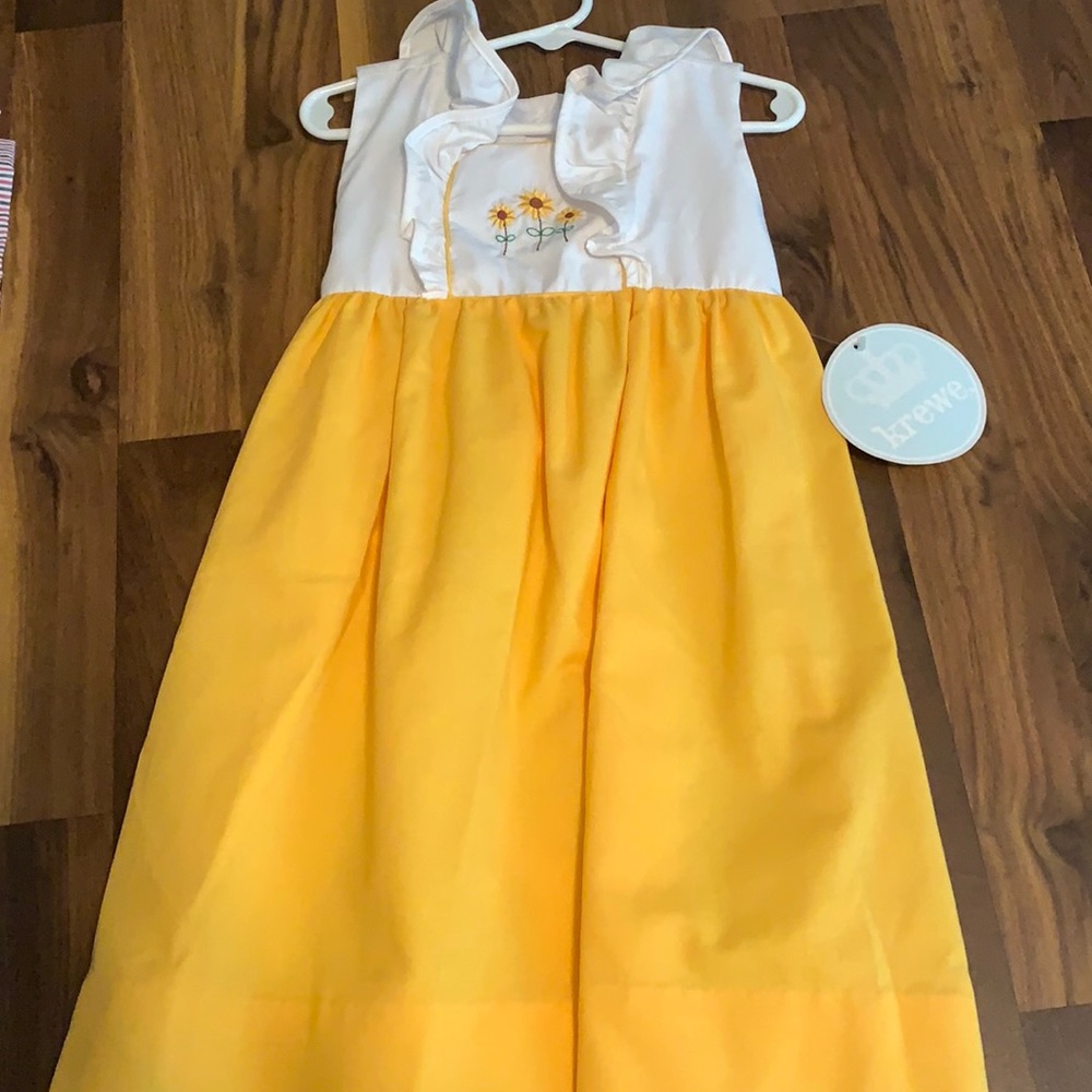 Krewe sunflower dress NWT